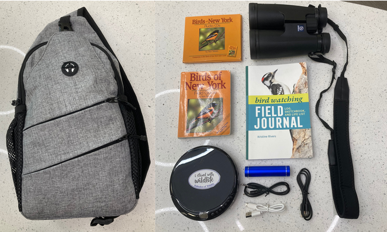 images of the container and contents of the kit